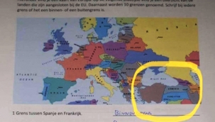 Hollanda'da skandal Türkiye haritası