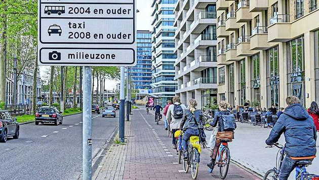 Mazotlu araçların Amsterdam'a girişi yasaklandı