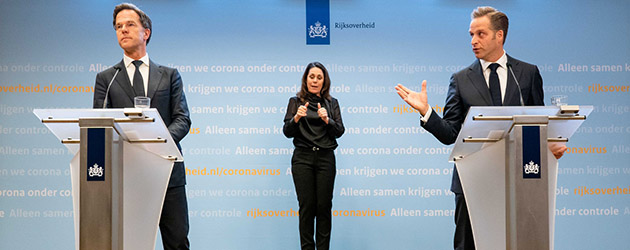 Hollanda'da "Kısmi Karantina" süresi 15 Acak 2021'e kadar uzatıdı