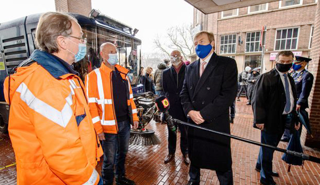 Hollanda Kralı Willem Alexander Den Bosch'u ziyaret etti