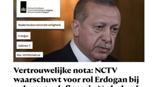 Hollanda'da terörle Mücadele ve Güvenlik Koordinatörlüğü, Cumhurbaşkanı Erdoğan'ı hedef aldı