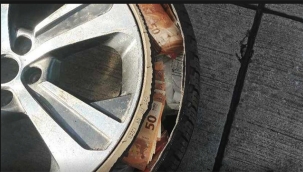 Yedek lastiğin içinden 350 bin euro çıktı