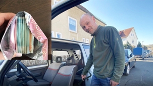 1200 euro'ya satın aldığı arabanın içinde 20 bin euro buldu