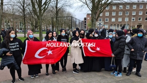 "Bir Türk daha eksildi" ifadelerini kullanan polisler protesto edildi
