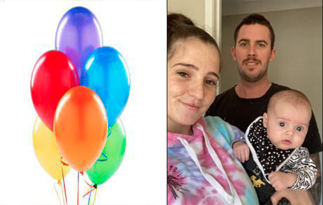 Balon, 11 aylık bebeğin ölümüne neden oldu