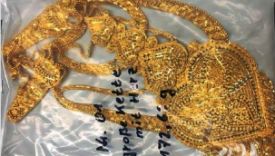 Çoraptaki 40 bin euroluk altına el konuldu