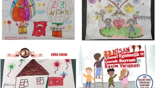 Hollanda'da 23 Nisan Ulusal Egemenlik ve Çocuk Bayramı Resim Yarışması sonuçları açıklandı