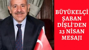 Lahey Büyükelçisi Şaban Dişli'den 23 Nisan mesajı