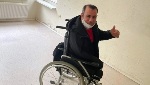 Hollanda'da iki ayağı ve bir kolu olmayan Sabri, nihayet muradına erdi