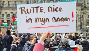 İsrail zulmüne destek veren Hollanda Başbakanı Mark Rutte'ye tepkiler devam ediyor