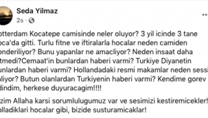 Hollanda'da Rotterdam Kocatepe Camisi'nde son 3 yılda 3 din görevlisinin görev yerinin değiştirilmesi tepki çekti