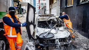Hollanda'da 3 gün süren protestolarda 173 kişi gözaltına alındı