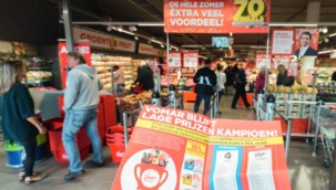 Hollanda süpermarketlerinde etiket fiyatı ile kasa fiyatında farklılıklar var