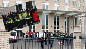 Hollanda'da terör örgütü PKK sempatizanları Lahey'de OPCW binasını bastı
