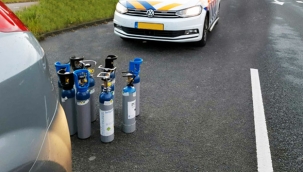 Hollanda'da yeni trafik canavarının ismi "Gülme Gazı"