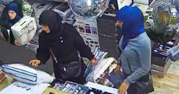 Lahey'de çaldıkları banka kartıyla 6 bin euro alış veriş yapan iki kadının görüntüleri yayınlandı