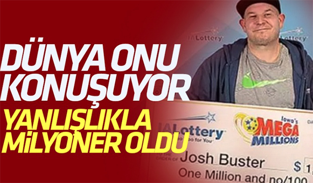 Dünya onu konuşuyor! Yanlışlıkla milyoner oldu