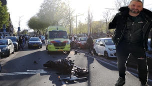 Lahey kentinde motor kazası yapan iki çocuk babası Orhan Coşkun ölüm kalım savaşı veriyor