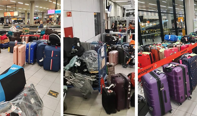 Hollanda'da Schiphol havalimanında şimdi de bagaj kaosu! Bavullar, haftalar sonra yolculara teslim ediliyor..