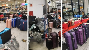Hollanda'da Schiphol havalimanında şimdi de bagaj kaosu! Bavullar, haftalar sonra yolculara teslim ediliyor..