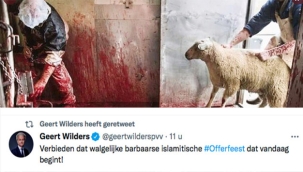 Aşısı sağcı Geert Wilders'dan Kurban Bayramı ile ilgili skandal paylaşım