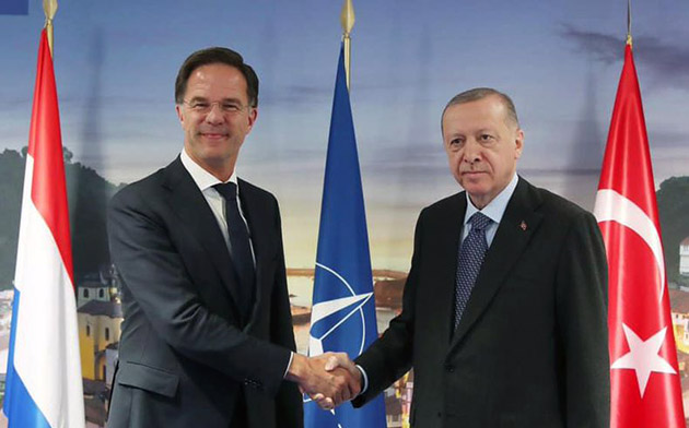 Hollanda Başbakanı Rutte, Cumhurbaşkanı Erdoğan ile görüştü