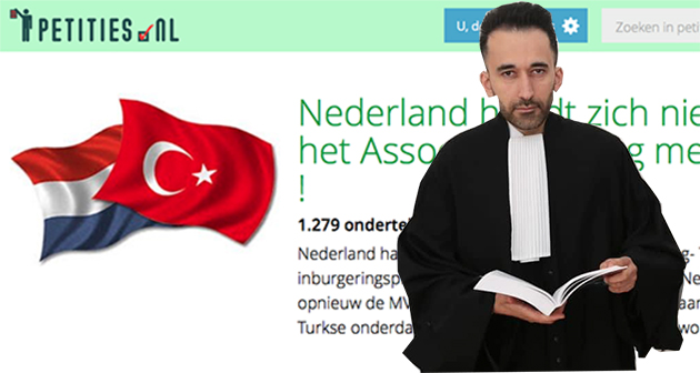 Hollanda'da Ankara Antlaşması'na aykırı olan uygulamanın kaldırılması için Türklere 'İmza kampanyasına katılın' çağrısı