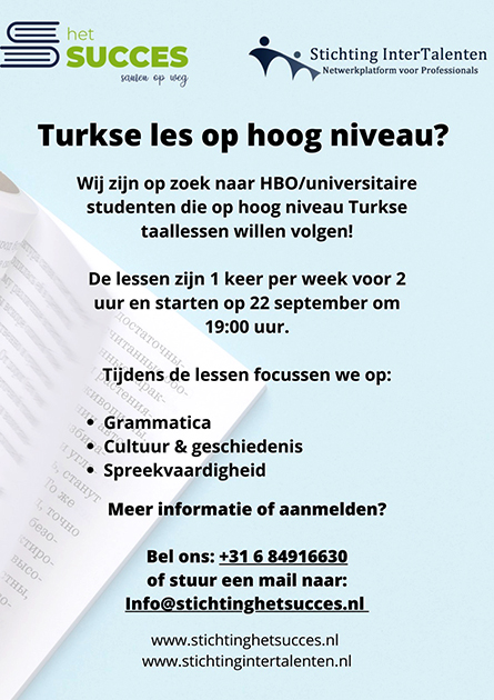 Hollanda'da Türk dil ve tarih dersleri Başarı Vakfı'na devredildi