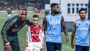 Naci Ünüvar, 11 yaşında fotoğraf çekildiği futbolcuyla Trabzonspor'da top koşuşturuyor