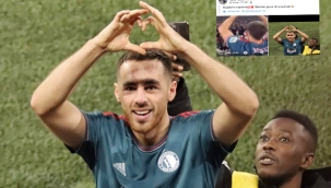 Hollanda'da LGBT'yi simgeleyen renklere sahip kaptanlık bandını takmayan milli futbolcu Orkun Kökçü'ye en büyük destek annesinden geldi