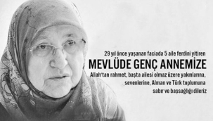 Solingen yangın faciasında 5 yakınını kaybeden Mevlüde Genç vefat etti