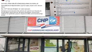 CHP Hollanda Birliği yeni başkanını belirlemesine rağmen birlik içerisinde sert rüzgarlar esmeye devam ediyor