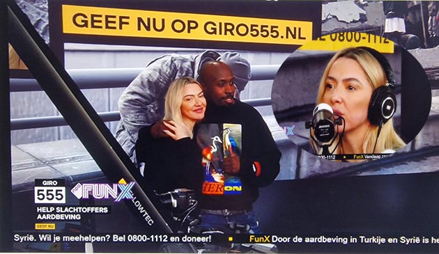 Hollanda'da Ulusal Yardım Kampanyası'na katılan Hadise gözyaşlarını tutamadı