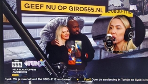 Hollanda'da Ulusal Yardım Kampanyası'na katılan Hadise gözyaşlarını tutamadı