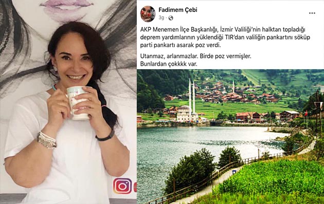 Hollanda'dan Cumhurbaşkanı Erdoğan'ı hedef alan Trabzonlu sunucu Fadimem Çebi'ye büyük tepki