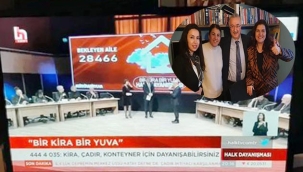 Hollanda İzmir Derneği'nde Halk TV'nin 'Bir kira, bir yuva' kampanyasına 10 bin euro