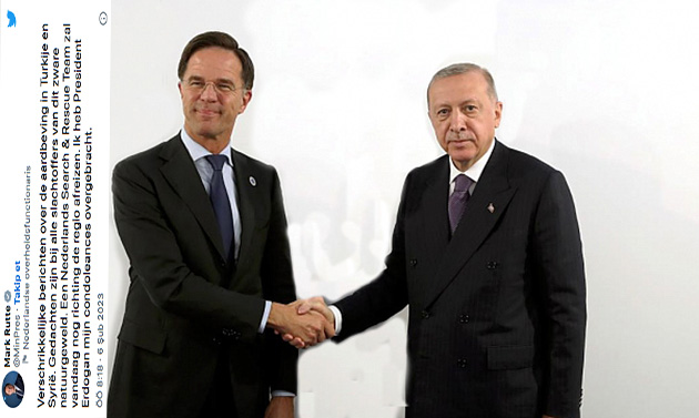 Hollanda Türkiye'ye yardım ekibi gönderiyor! Başbakan Mark Rutte taziye mesajı yayınladı