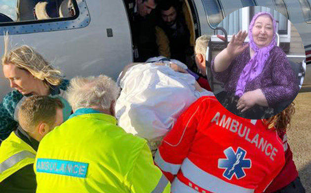 Depremin yaralarını sarmaya çalışan Türkiye, Hollanda'da ölüme terk edilen Leyla nine için de ambulans uçak gönderdi