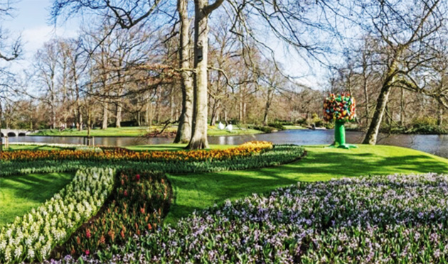 Hollanda'nın dünyaca ünlü lale bahçesi Keukenhof 74.kez kapılarını açtı
