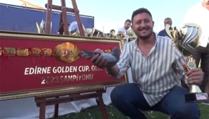 Edirne'deki posta güvercinleri yarışına Hollanda'dan da katılım oldu