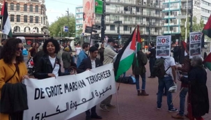 Başkent Amsterdam'da Pazar günü yapılması planlanan Filistin'e Destek Yürüyüşü'ne izin verilip verlmeyeceği merak ediliyor