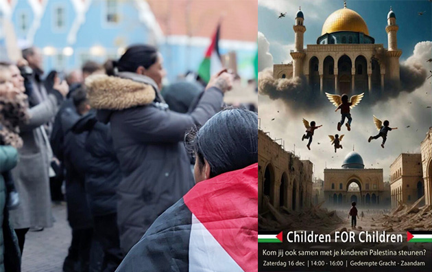 Hollanda'da Filistin'e destek gösterileri devam ediyor. Yarın ki buluşma adresi Zaandam
