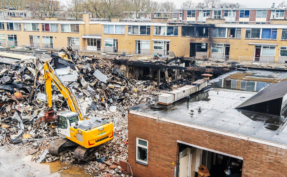Hollanda'da Türklerin oturduğu binada patlama meydana geldi, 44 ev boşaltıldı