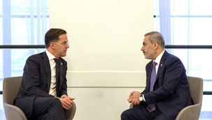 Hollanda Başbakanı Mark Rutte, Dışişleri Bakanı Hakan Fidan ile görüştü