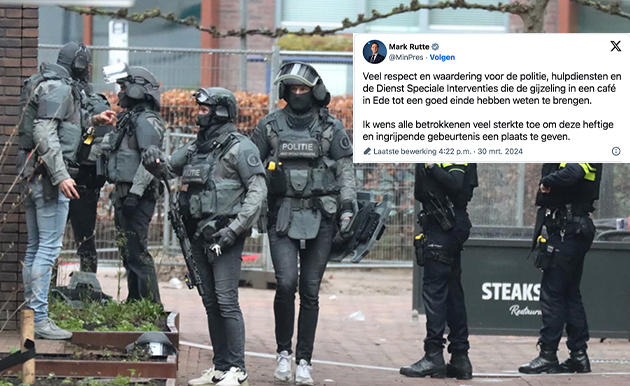 Hollanda'da 9 sat süren rehine krizi ülkeyi alarma geçirdi