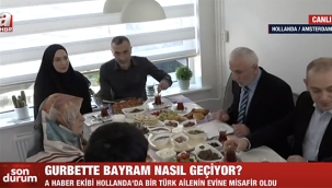 Hollanda'da bayram coşkusu! Türk vatandaşları bayram sevincini yaşıyor.