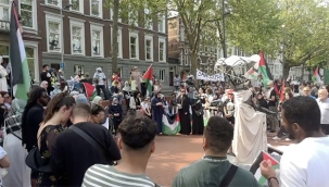 Hollanda'da Anneler Günü'nde Filistinli anneler için göz yaşları döküldü