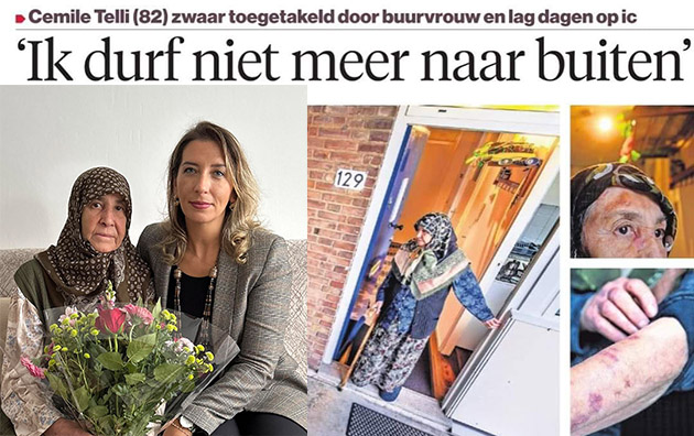 T.C. Rotterdam Başkonsolosundan Cemile nineye 'yalnız değilsin' ziyareti