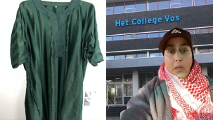 Hollanda'da 15 yaşındaki Faslı öğrenci, geleneksel kıyafeti yüzünden sınıftan kovuldu