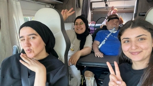 Hollanda'da 25 yıldır yatağa mahkum olan Onur Koç'un 'memleket özlemini gidermek' olan son arzusu için Hollanda'dan yola çıkıldı